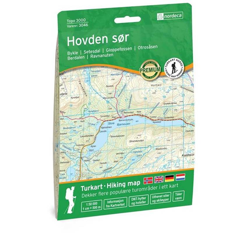 Turkart Hovden Sør 3046