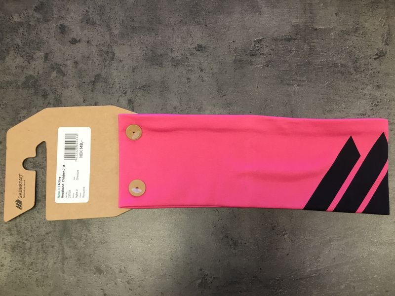 Nybø Jr, pannebånd rosa