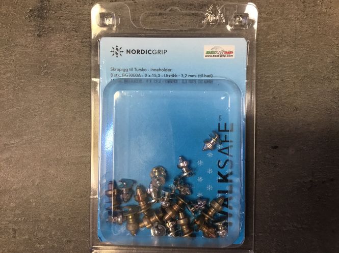 Hovedbilde Nordicgrip skrupigg 9x15,2