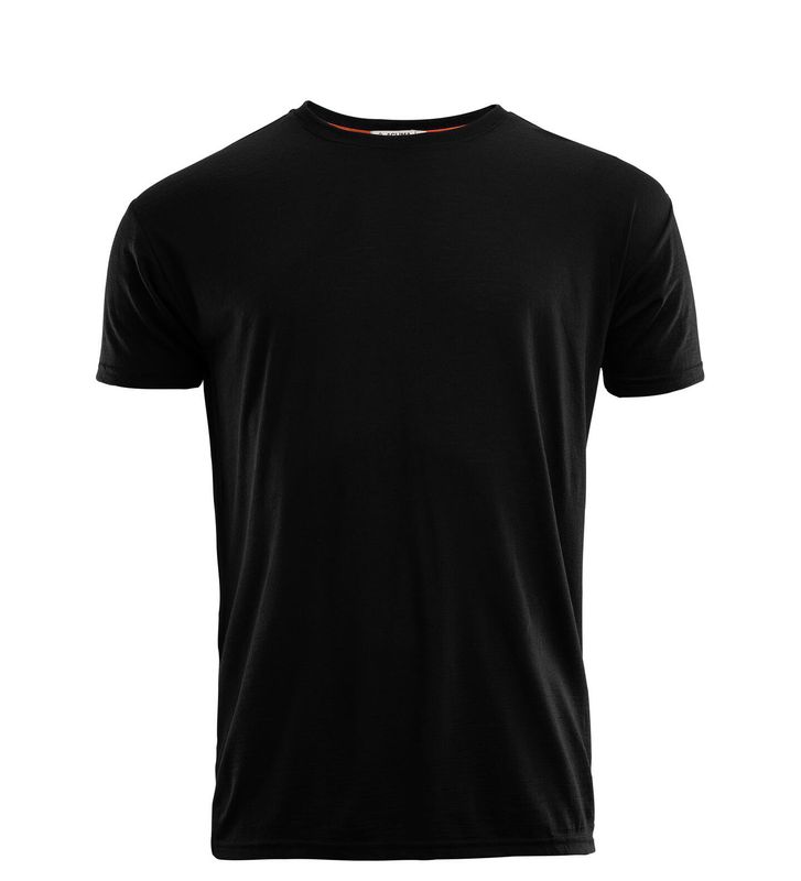 Aclima LightWool 140 classic tee M's Black