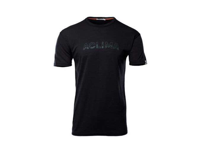Hovedbilde Aclima LightWool 140 classic tee Logo M's black